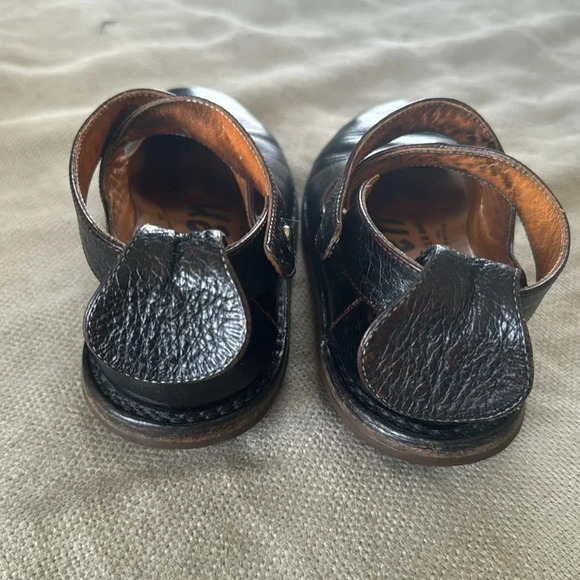 TRIPPEN Vivienne  DARK plum almost black  Leather Wrap Strap Shoe EU 36 us 6-7 - Picture 3 of 16